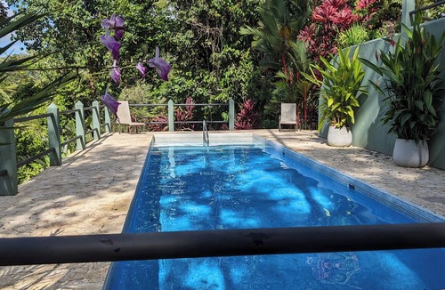 Ballena House | Casa Toucan: Private Jungle Setting with Ocean-View and 40 Foot Pool