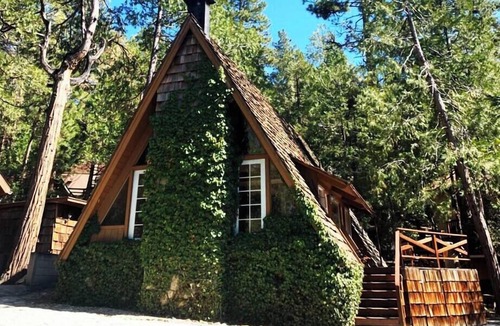 Idyllwild Cabin | Clarity Cabin A-Frame Sanctuary w Hot Tub, Fireplace, Grill, AC, Hammock Chairs, Fire Pit, Pets OK