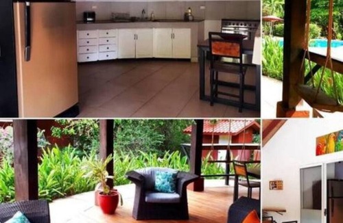 Tamarindo House | Colibri room for two or three with pool and rancho kitchen