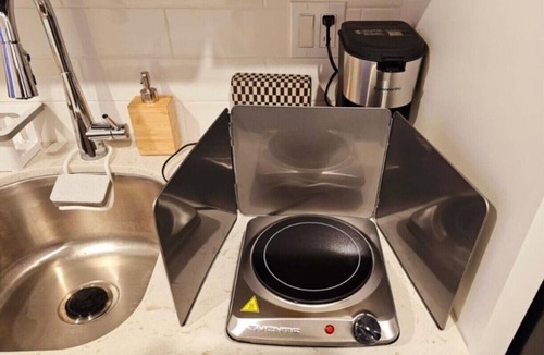 Stockton Apartment | Couple's Getaway: Kitchen, Laundry & Private Bath