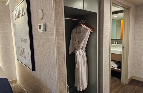 Gateway District Resort | Cozy 2 Queen beds at Strat Casino Las Vegas with AC and gym