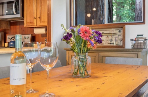 Cazadero Cabin | Cozy Creek Cabin~Swimming Hole, Hot Tub & Russian River~Dog-Friendly