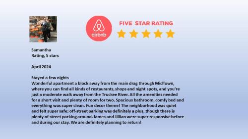 Midtown Apartment | Deco Studio Retreat with Fireplace, WiFi, Queen Bed