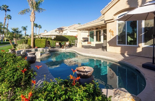 Palm Springs Villa | Desert Princess Villa with Private Pool, Spa & Golf Views