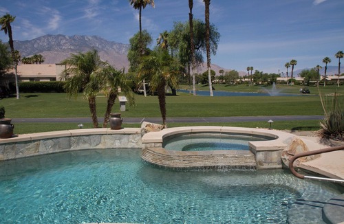 Palm Springs Villa | Desert Princess Villa with Private Pool, Spa & Golf Views