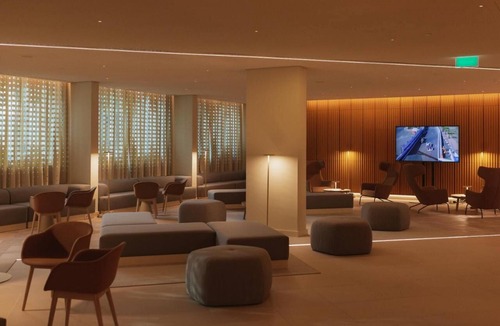 Sao Jorge de Arroios Hotel | Dive into Lisbon Nights: Rooftop Pool & Magical Light Show Views