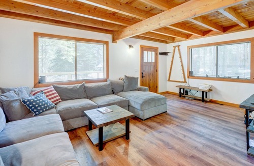 McKinney Estates House | Dog-friendly house in the trees with spacious deck, firepit, hot tub & grill