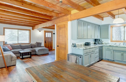 McKinney Estates House | Dog-friendly house in the trees with spacious deck, firepit, hot tub & grill