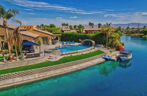 Rancho Mirage Villa | Elegant Spanish Villa, Waterfront, Monthly Stay