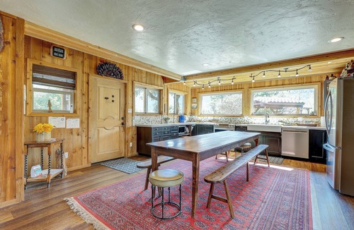 Idyllwild Cabin | Few properties in Idyllwild have a location as majestic and pristine as the Six Acre Sanctuary. Originally a girl scout camp, the land sits atop Idyllwild with beautiful views of Tahquitz Peak on one side and ocean views on the other.