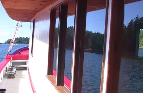 Ucluelet Boat Rental | Floating 100ft Wooden Yacht - Includes floating sauna!