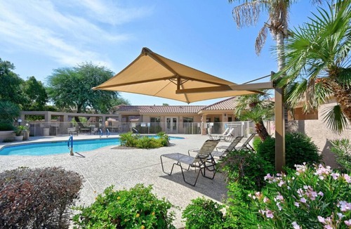 Alta Mesa Condo | Gated Community: Split floor plan, Pool, Spa, BBQ
