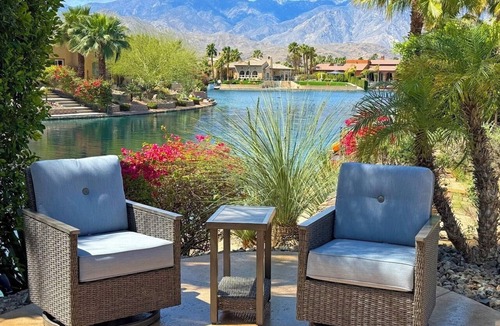 Rancho Mirage House | Gated Lakefront Home w/Saltwater Pool, Spa & Outdoor Paradise