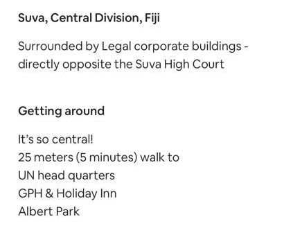 Suva Apartment | Gladstone Gem 6 - Suva CBD 2 Bedroom Apartment