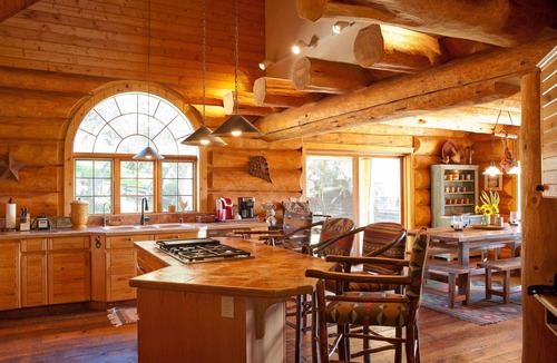 Lompoc House | Gorgeous Log Cabin Home on Working Ranch & Vineyard Estate