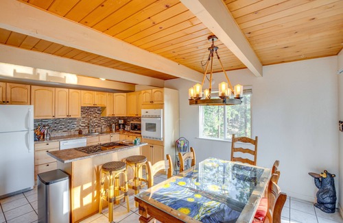 Arnold Cabin | Hot Tub, Deck & View: Peaceful Arnold Cabin!