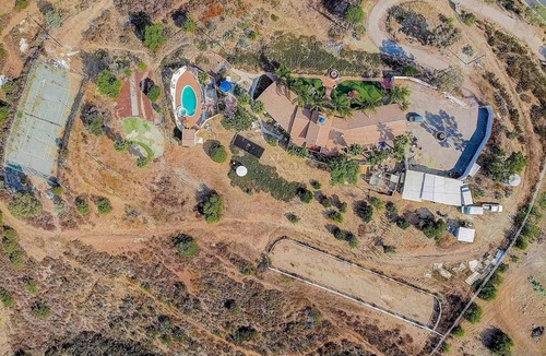 Jamul Villa | Jamul's Jewel: 9 ACRES,Hilltop,Heated Salt Pool,Spa,City & Mtn. Views,B-Ball Court,Grill,Horseshoes