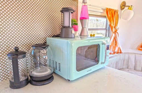 Paso Robles RV Rental | Janis Joplin Trailer - Vintage Streamline · glamping · Paso Robles wine country