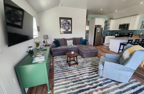 Point Arena House | Kick back and relax in this stylish and modern space.