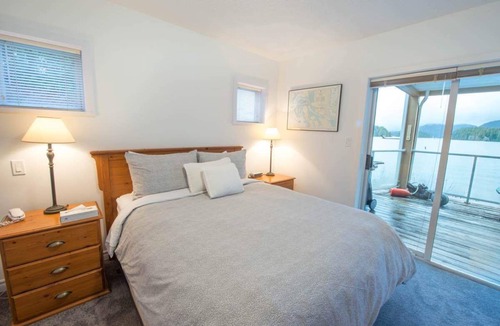 Tofino Condo | La Vie en Rose - A fabulous ground-level unit with deck facing Meares Island.