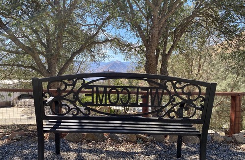 Wofford Heights Cottage | Lake Isabella cabin has captivating views of the lake and mountains.