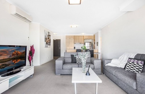 Merrimac Apartment | Lakeside Family Oasis with Pool, Gym and Balcony