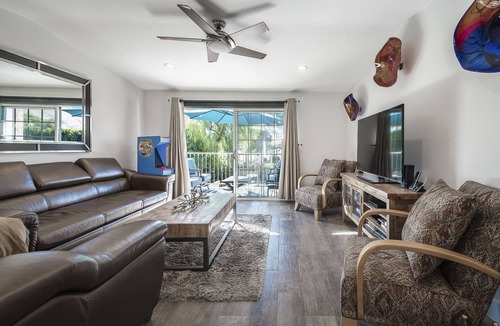 Palm Springs Condo | Luxurious 2 bedroom, 2 bath upper unit [7-night min.]