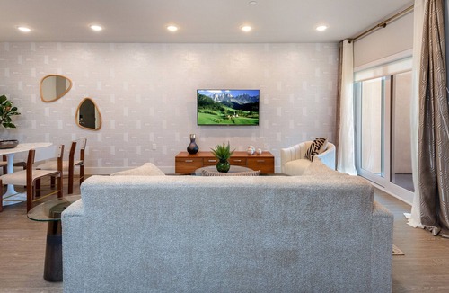 The Flats Condo | Luxurious 2BR Condo in K-town w/ Private Balcony!