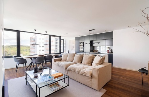 Sao Francisco Xavier Apartment | Luxury 2BR Penthouse with balcony near historic Belem with AC in charming Lisboa