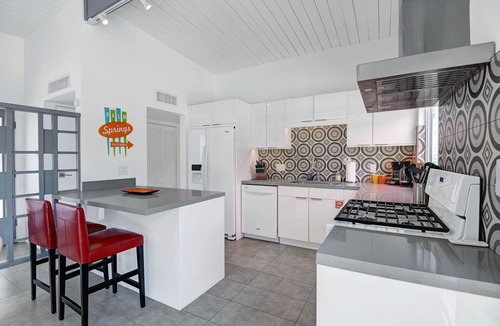 Sunmor House | Make a splash at our charming retro, pet-friendly home with private pool and BBQ