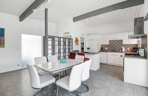 Sunmor House | Make a splash at our charming retro, pet-friendly home with private pool and BBQ