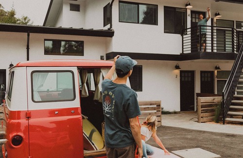 La Selva Beach Apartment | Manresa surf house street level full studio w/kitchen unit #3