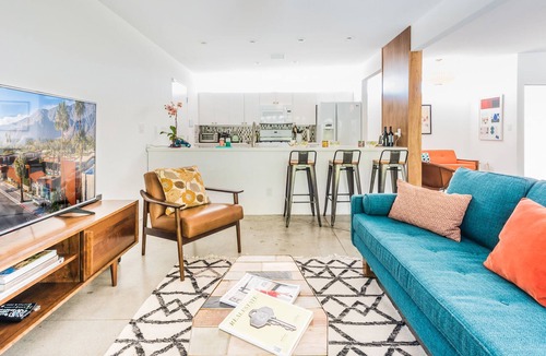 Racquet Club South House | Mid Century Pool/Spa/Fire-Pit/Sunny Location