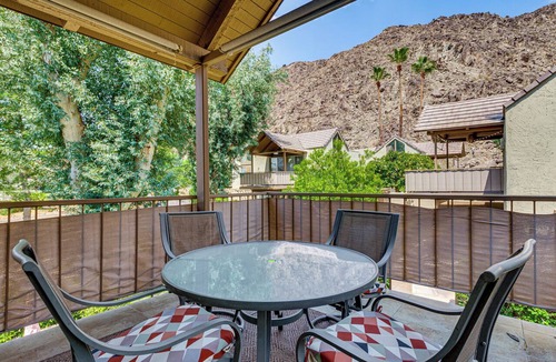 Indian Wells Condo | Mid-Mod Mountain Cove Studio with Views