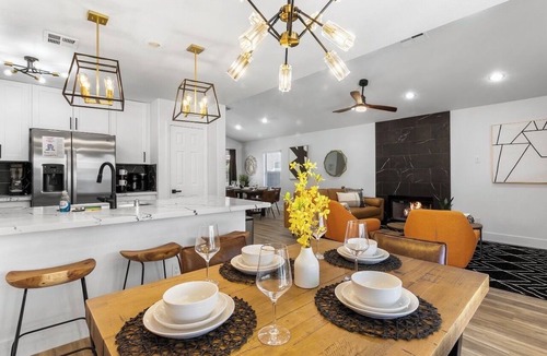 North Las Vegas House | Modern 5BD Home w/Gated Pool and Arcades!