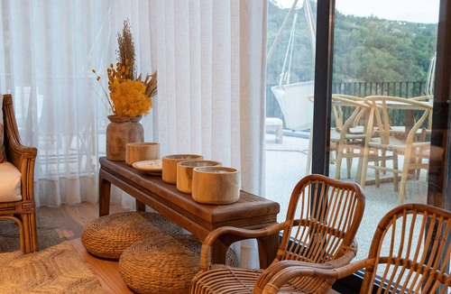 Pacos de Gaiolo House | Modern house near waterfall with fluvial beach and amazing view over Douro river