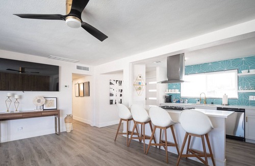 Gateway District House | Modern Mid Century Home Walking Distance to Strip