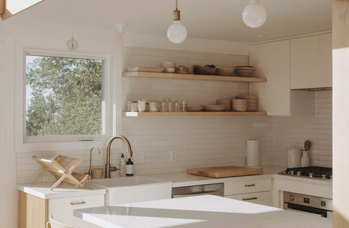 Santa Barbara Ski Chalet | Modern Mountain A-Frame with Ocean + Island Views