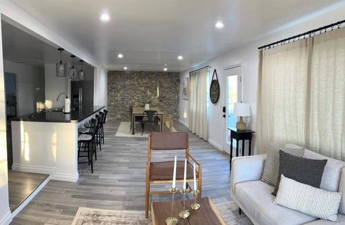 Desert Hot Springs House | Modern Ranch House~Great for Big Groups! Salt Water Pool + Spa