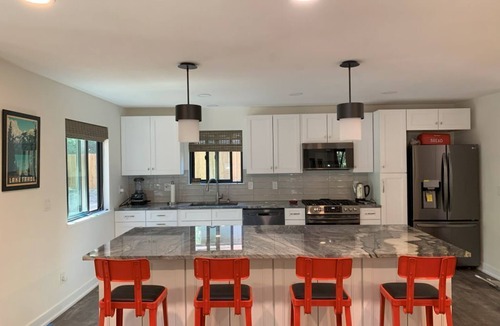 Lower Kingsbury House | Modern Stateline home, Walk to town, Large 2 car garage,Dead end street.