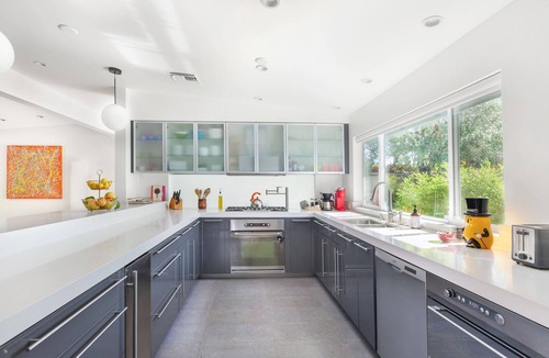 Tahquitz River Estates House | NEW! Luxury Palm Springs Mid-Century Modern Home w/Large Resort-Style Yard ·