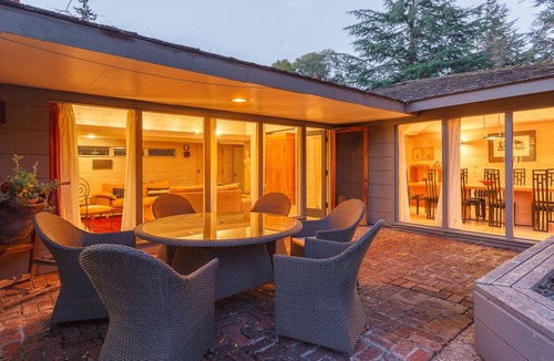Leland Manor House | North Palo Alto home with pool near Stanford Univ.