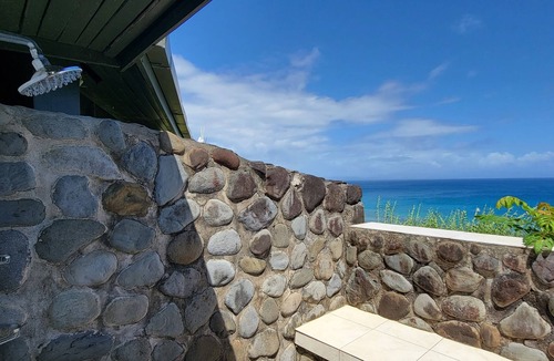 Matei House | Oceanfront 2-Bedroom House, Private Beach, Large Deck, Spectacular Views, A/C!
