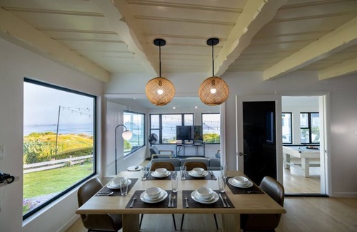 Pismo Beach Hotel | Oceanview Beach House with Family Game Room, Patio with Ocean Views & Fire Pit