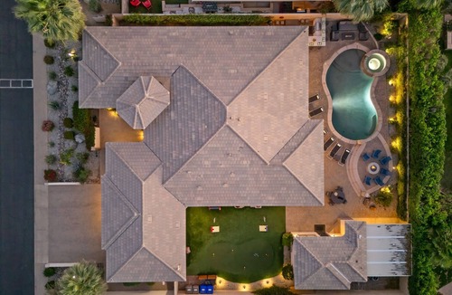 Rancho Santana House | Paradise Palms: Family fun, Salt water pool/spa, games, fire pit