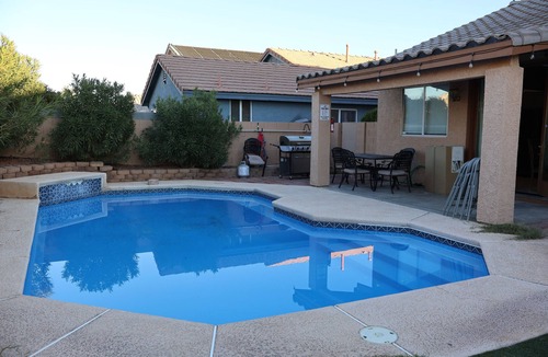 North Las Vegas House | Peaceful 4-bedroom Oasis with AC,Wifi & Pool in North Las Vegas