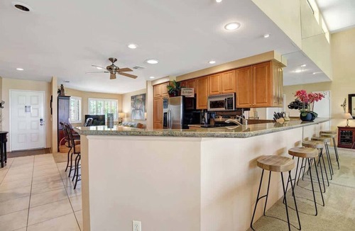 Palm Desert Condo | Pet-friendly condo with views|Shared pool