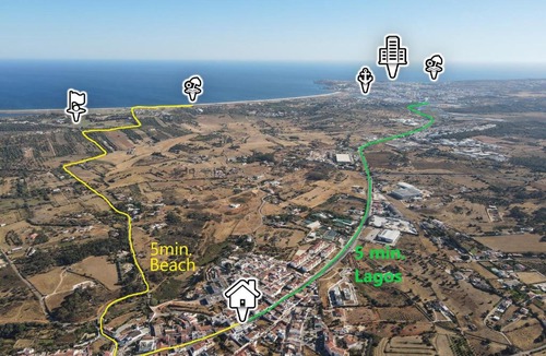 Odiaxere Apartment | Piscina - Área de Churrasco - Perto Praia & Golf
