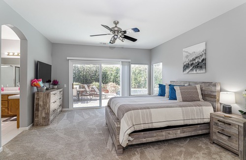Modesto House | Pool, Jacuzzi, Private, Cozy, 4 Bedroom home, A/C. Perfect for families.