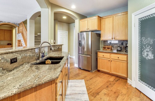 Palmdale House | Pool, Patio & Games! Suburban Home in Palmdale